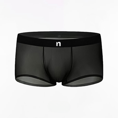 Ultra-Thin Ice Silk Transparent Boxer Briefs