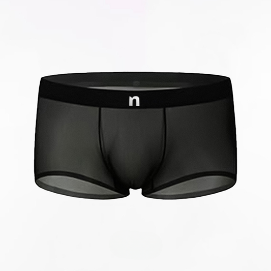 Ultra-Thin Ice Silk Transparent Boxer Briefs
