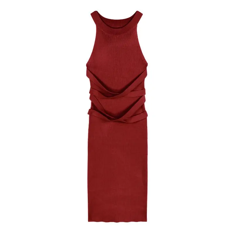 Women's Sleeveless Bodycon Midi Dress