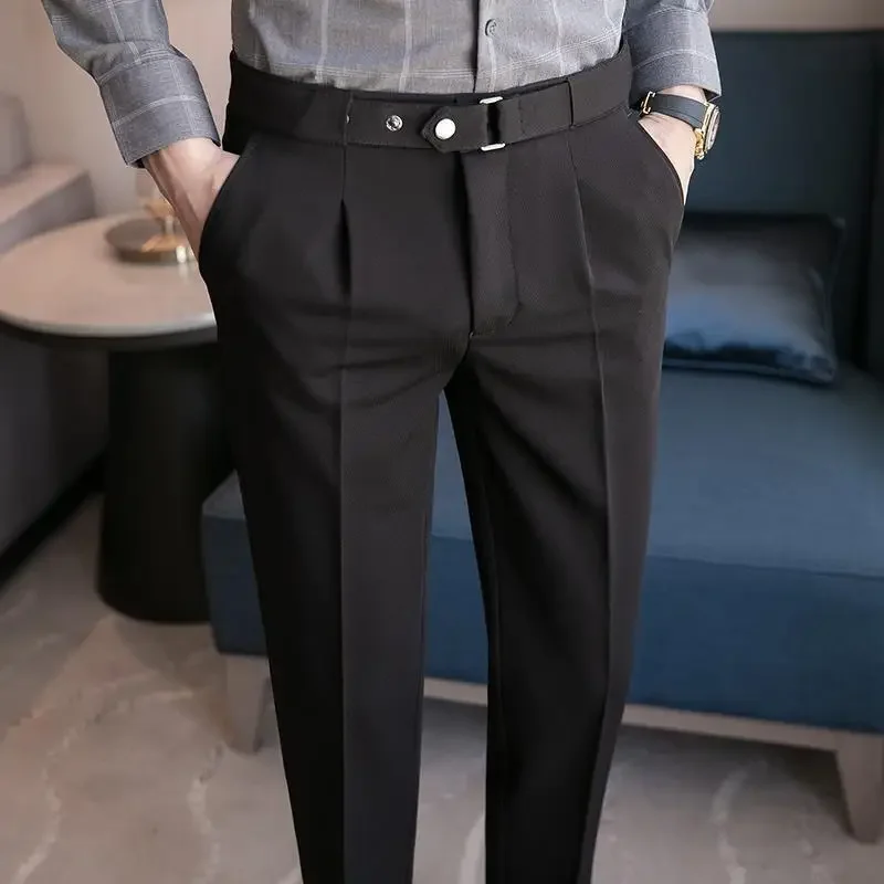 Men's Slim Fit Dress Trousers