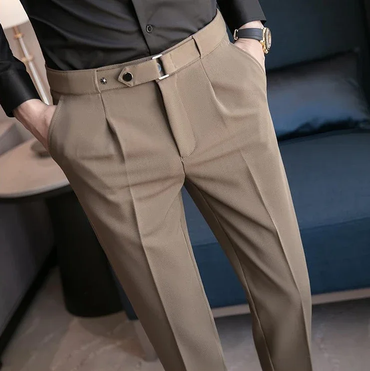 Men's Slim Fit Dress Trousers