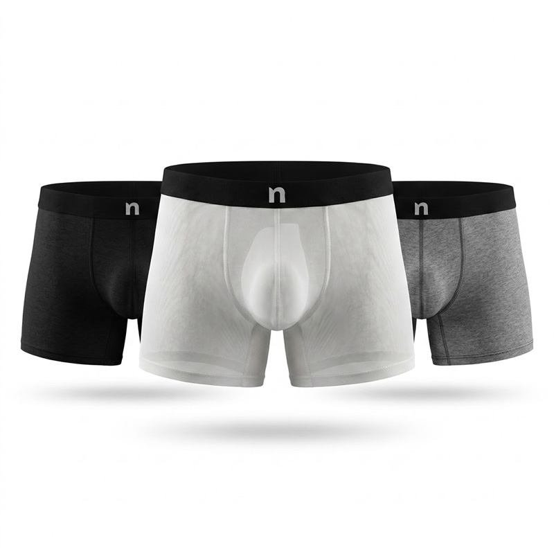 Ice Silk Mesh Boxer